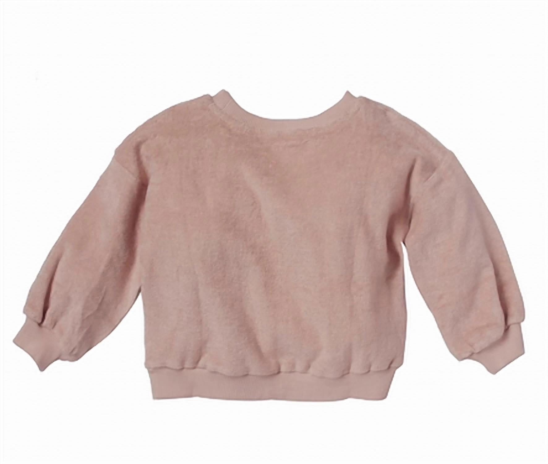 Girls Peaches Sweatshirt In Pink Girls Tunic Top