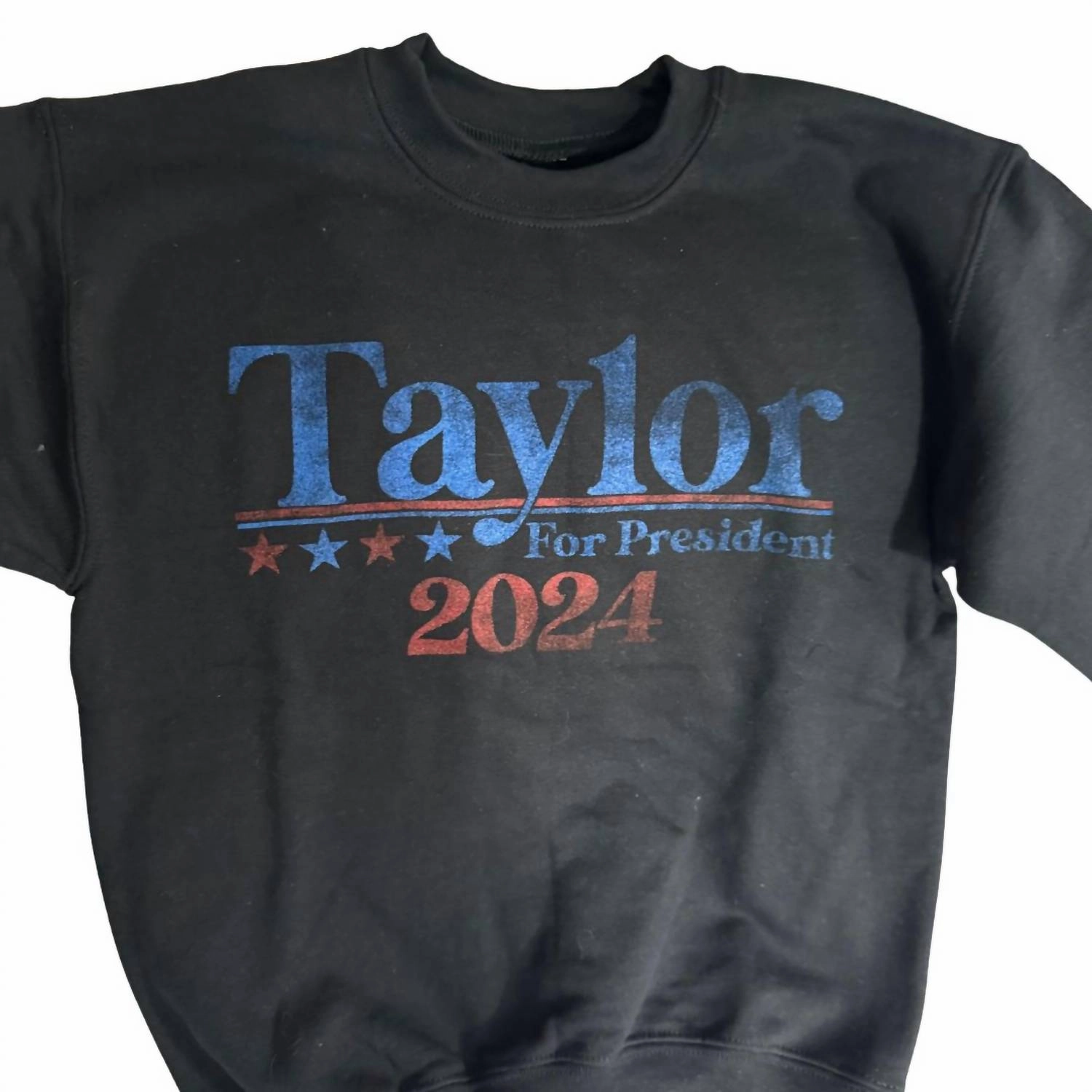 Girls Taylor For President Pullover In Black Girls Tunic Top