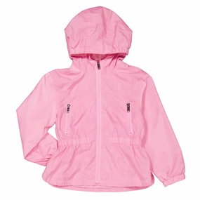 Givenchy Girls Embroidered Logo Water-Repellent Jacket, Size 6Y girls trench coats, waterproof jackets girls