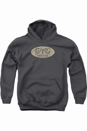 Gmc Vintage Oval Logo Youth Pull Over Hoodie graphic tees for boys, polo shirts boys