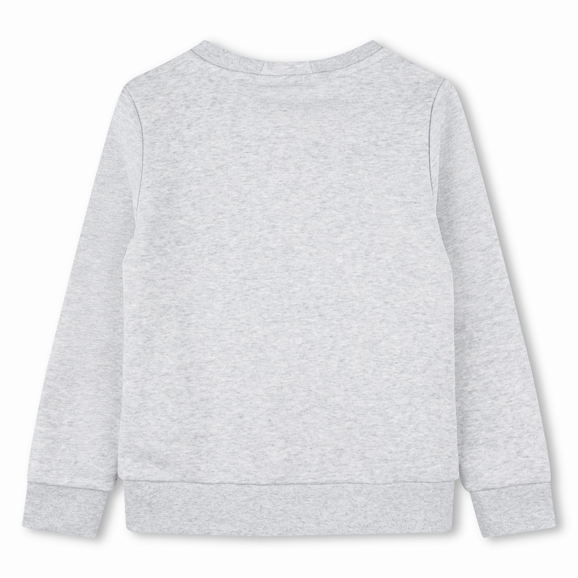 Gray Logo Sweatshirt Boys Half Zip Pullover