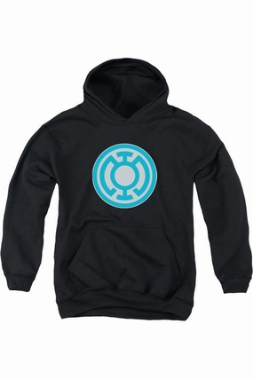 Green Lantern Blue Symbol Youth Pull Over Hoodie / Hooded Sweatshirt graphic tees for boys, polo shirts boys
