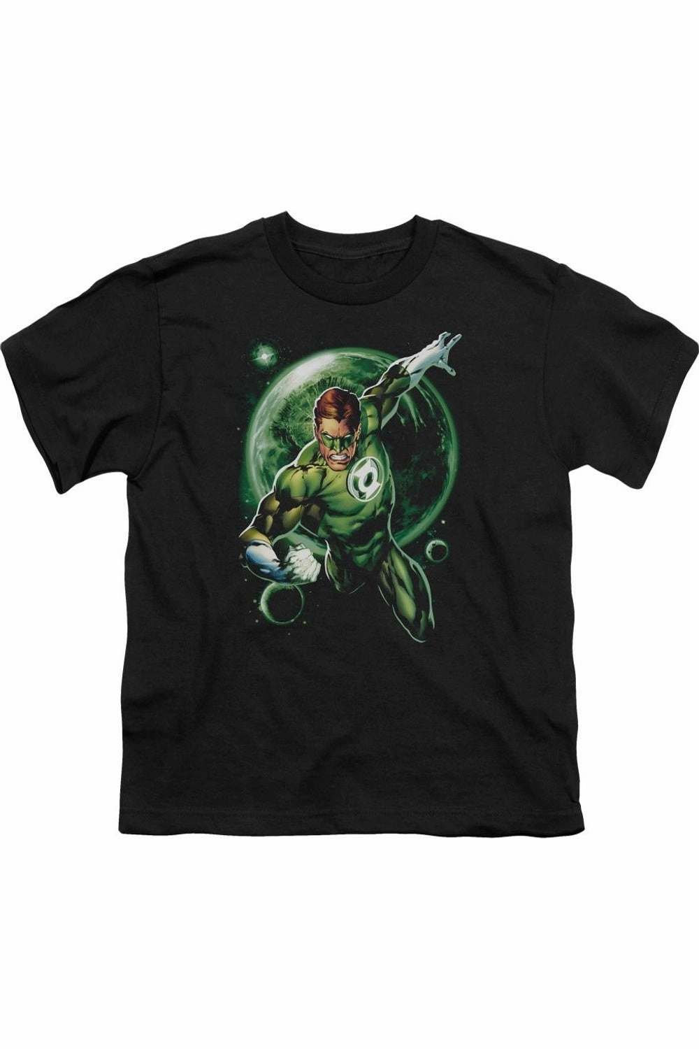 Green Lantern Galaxy Glow Short Sleeve Juvenile Tee / T-Shirt graphic tees for boys, polo shirts boys