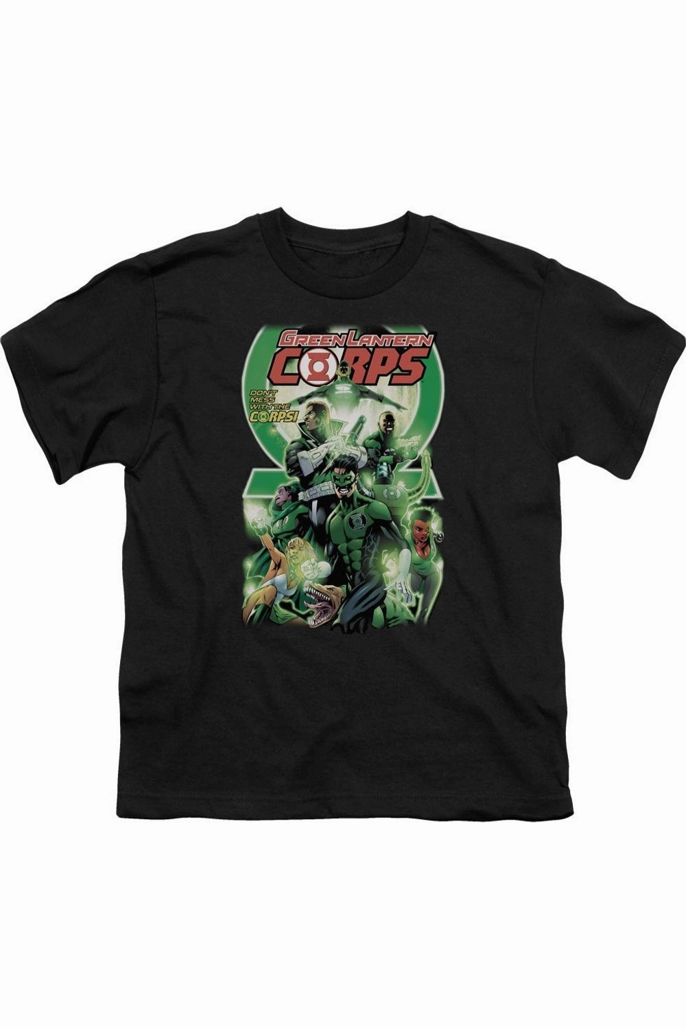 Green Lantern Gl Corps #25 Cover Short Sleeve Juvenile Tee / T-Shirt graphic tees for boys, polo shirts boys