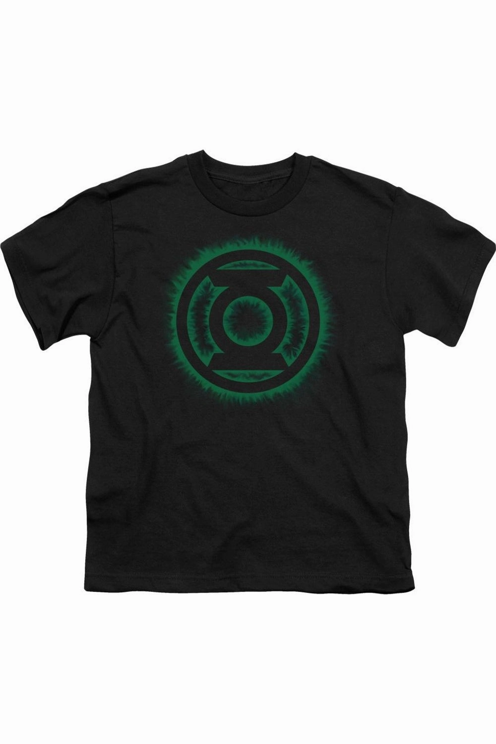 Green Lantern Green Flame Logo Short Sleeve Juvenile Tee / T-Shirt graphic tees for boys, polo shirts boys