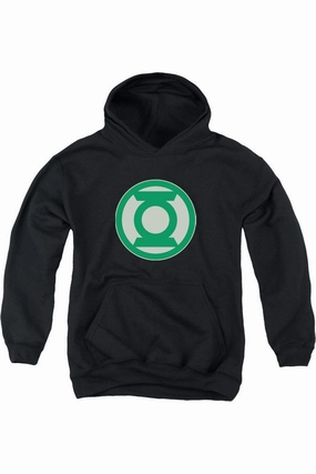 Green Lantern Green Symbol Youth Pull Over Hoodie / Hooded Sweatshirt graphic tees for boys, polo shirts boys