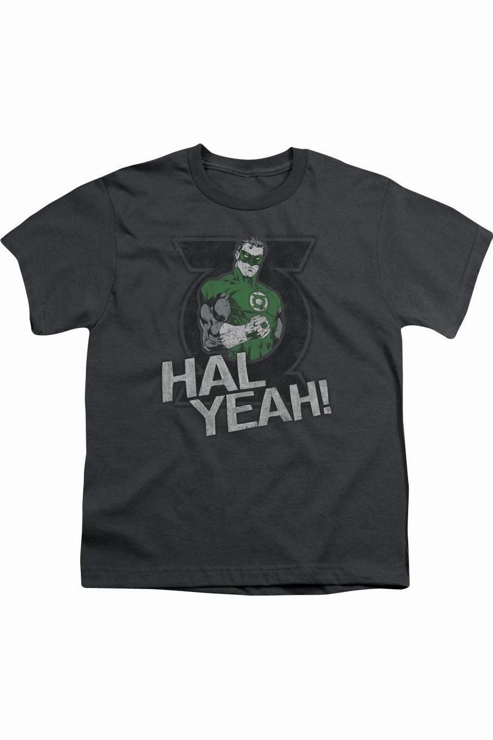Green Lantern Hal Yeah Short Sleeve Youth Tee / T-Shirt graphic tees for boys, polo shirts boys