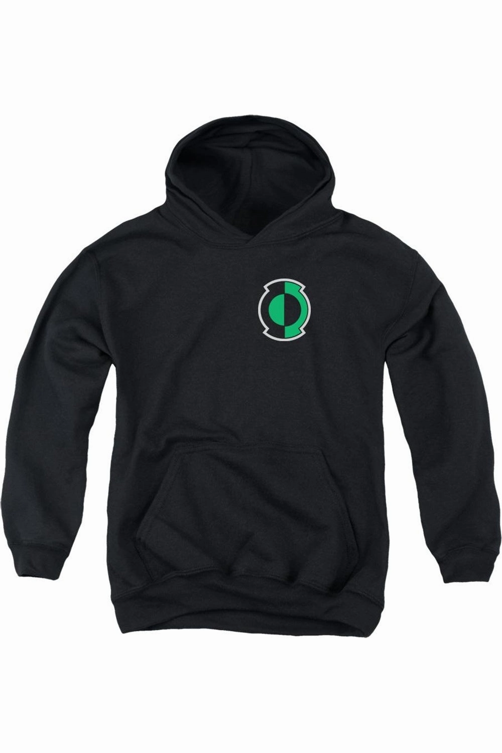 Green Lantern Kyle Logo Youth Pull Over Hoodie / Hooded Sweatshirt graphic tees for boys, polo shirts boys