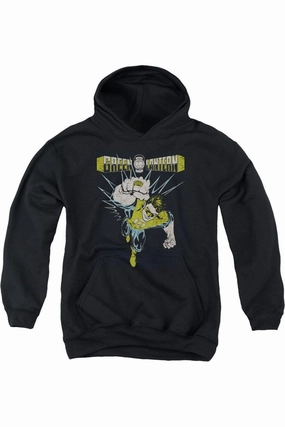Green Lantern Powerful Youth Pull Over Hoodie / Hooded Sweatshirt graphic tees for boys, polo shirts boys