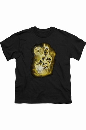 Green Lantern Sinestro Nebula Short Sleeve Youth Tee / T-Shirt graphic tees for boys, polo shirts boys