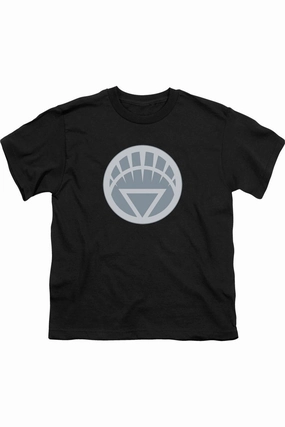 Green Lantern White Symbol Short Sleeve Youth Tee / T-Shirt graphic tees for boys, polo shirts boys