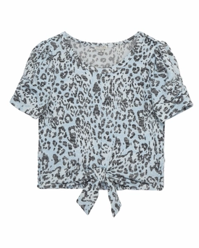 Habitual Tie-Front Top ruffle tops girls, long sleeve tees girls