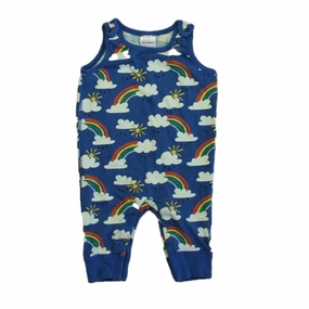 Hanna Andersson Boys Blue Clouds Romper 2-piece outfit boys, toddler matching sets