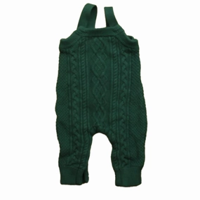 Hanna Andersson Boys Green Romper 2-piece outfit boys, toddler matching sets