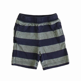 Hanna Andersson Boys Navy | Gray Strip Shorts boys athletic shorts, cargo shorts boys