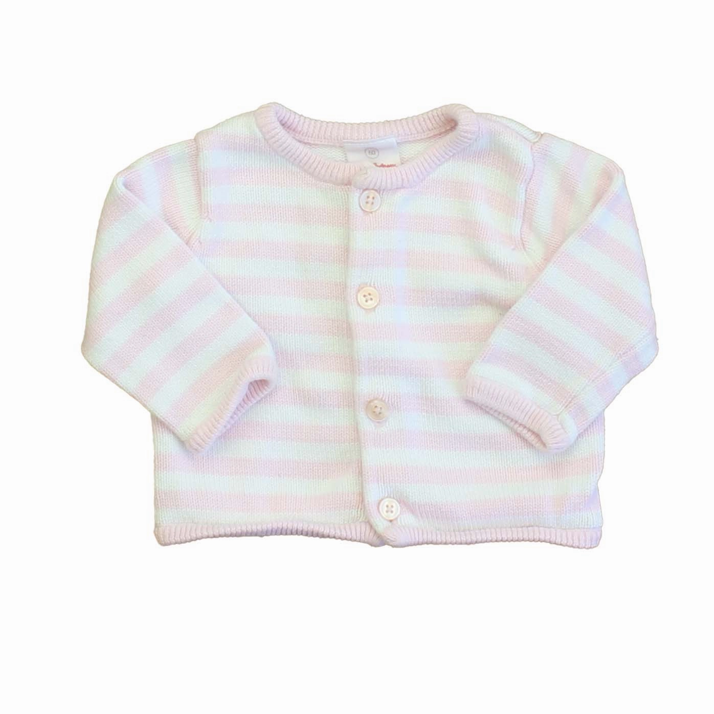 Hanna Andersson Girls Pink | White | Stripes Cardigan girls knit pullovers, cardigan sweaters girls