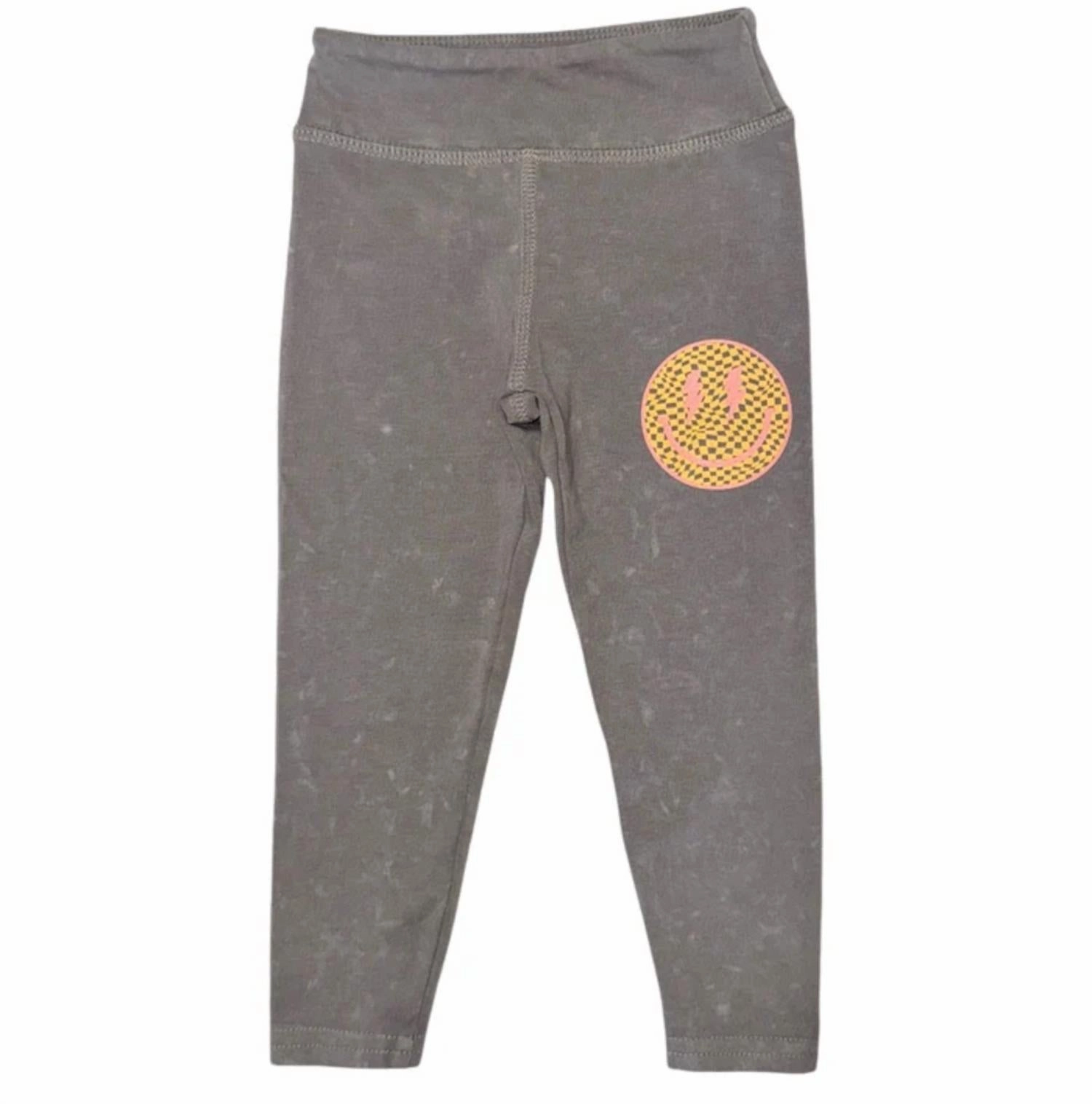 Happy Days Leggings In Mineral Coal leggings girls, wide leg pants girls