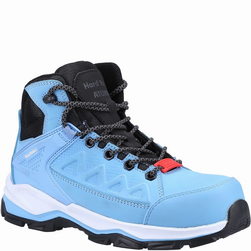 Hard Yakka Atomic PR Hybrid Side Zip Safety Boot Lightweight Running Shoes,Slip On Athletic Shoes,Breathable Workout Shoes