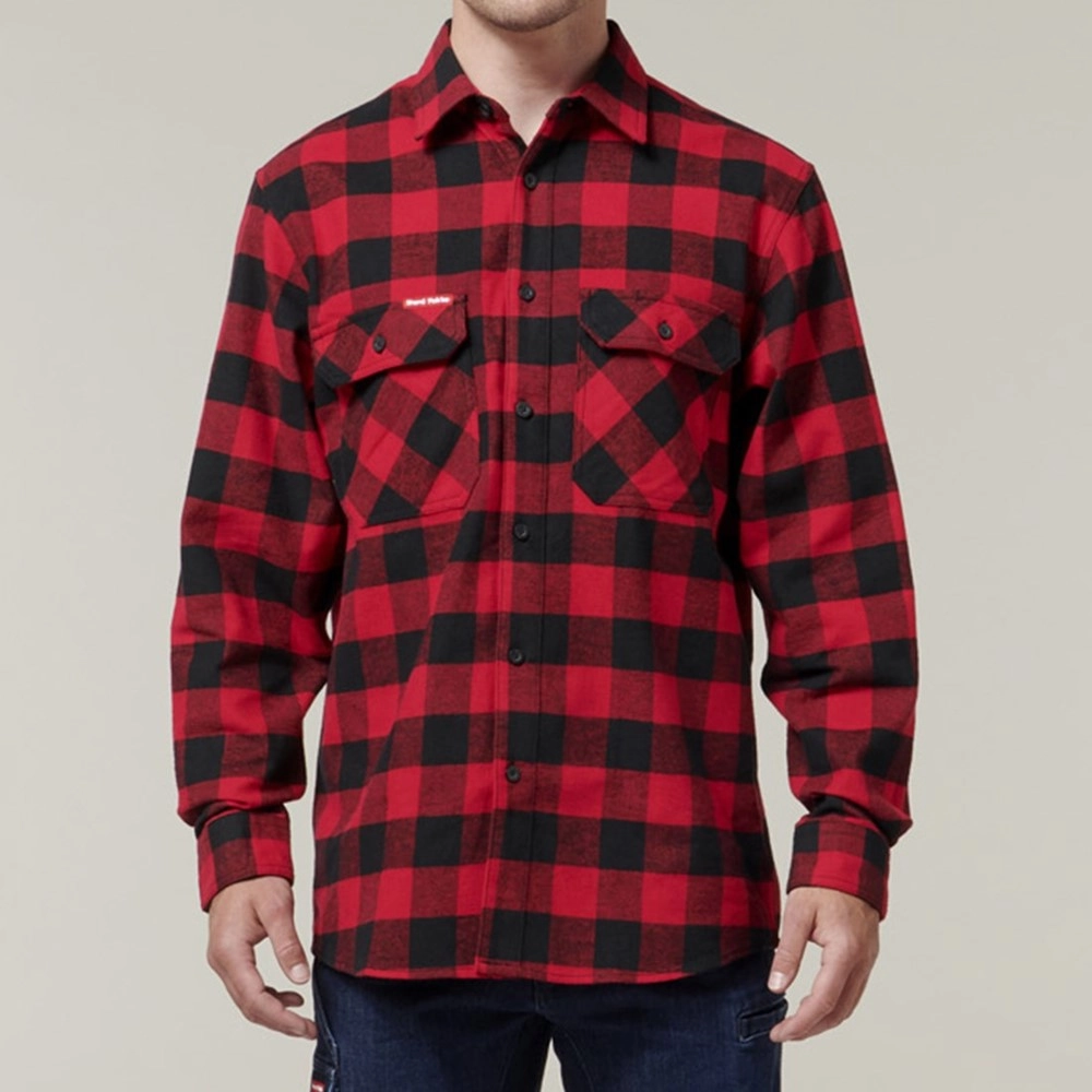 Hard Yakka Long Sleeve Check Flannel Shirt Basketball Shoes, Running Shoes