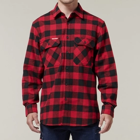 Hard Yakka Long Sleeve Check Flannel Shirt Basketball Shoes, Running Shoes