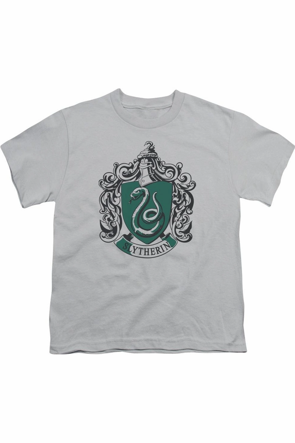 Harry Potter Slytherine Crest Short Sleeve Youth Tee / T-Shirt Boys Henley T Shirt