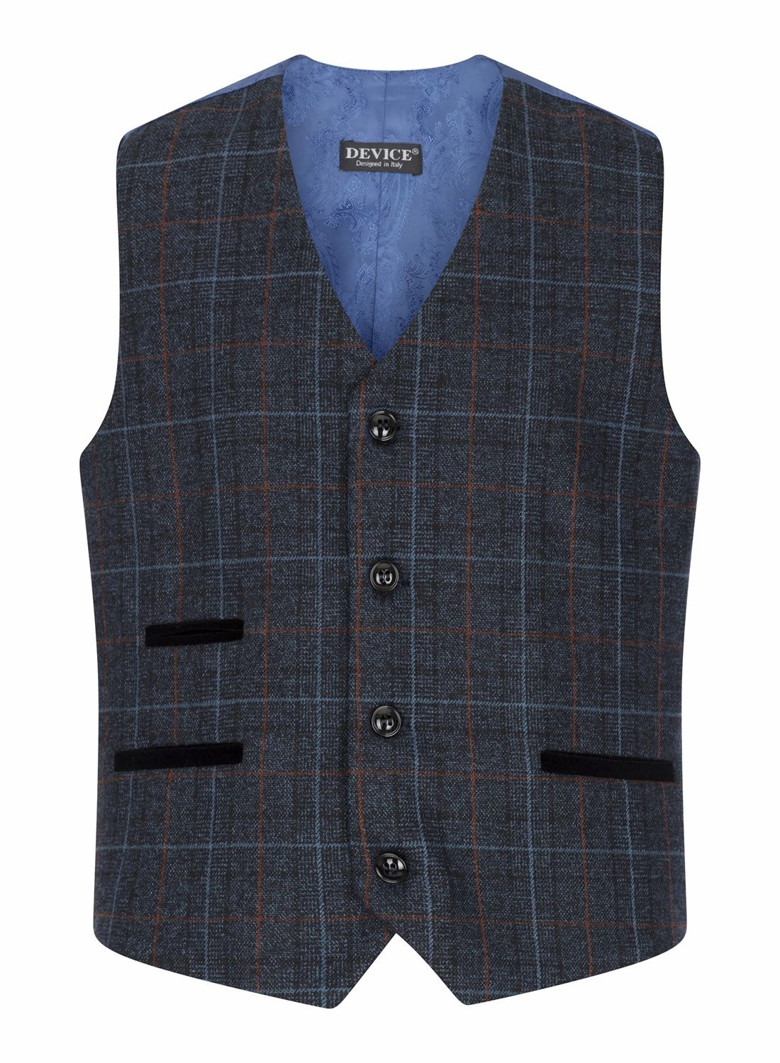 Harvey 3 Piece Tweed Suit Herringbone Boys Summer Matching Set