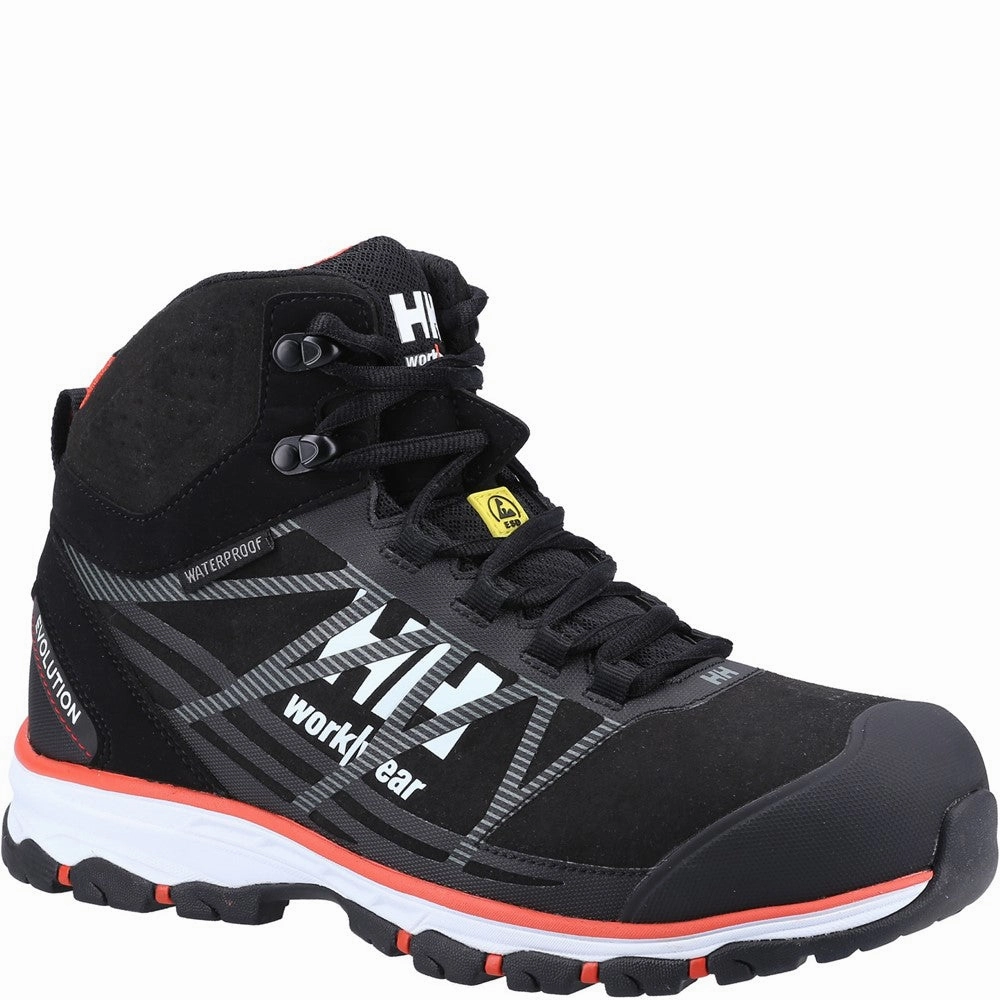 Helly Hansen Workwear Chelsea Evolution Mid Safety Boot Lightweight Running Shoes,Slip On Athletic Shoes,Breathable Workout Shoes