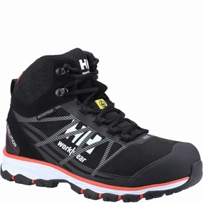 Helly Hansen Workwear Chelsea Evolution Mid Safety Boot Lightweight Running Shoes,Slip On Athletic Shoes,Breathable Workout Shoes