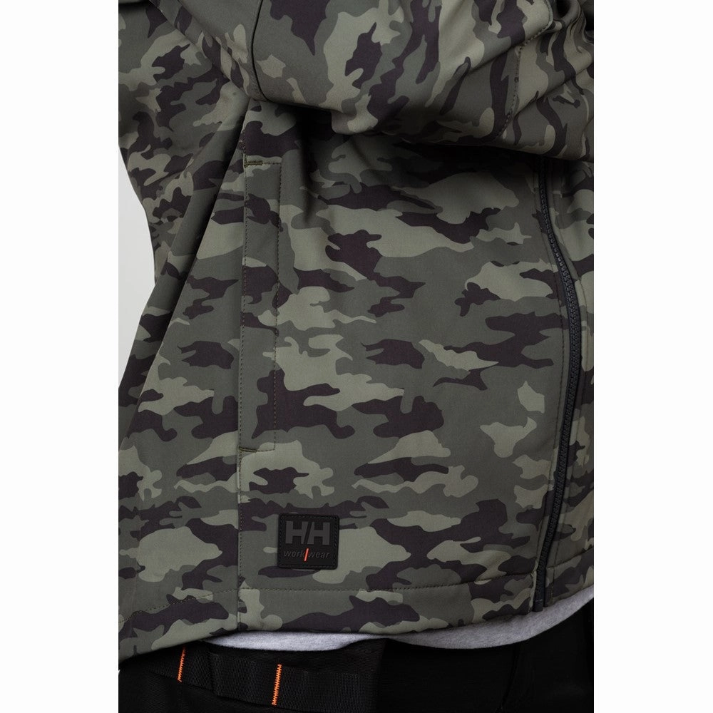 Helly Hansen Workwear Kensington Hooded Softshell Jacket Men's Sports Casual Shoes