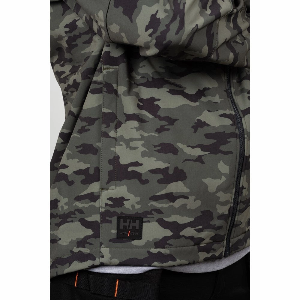 Helly Hansen Workwear Kensington Hooded Softshell Jacket Men's Sports Casual Shoes