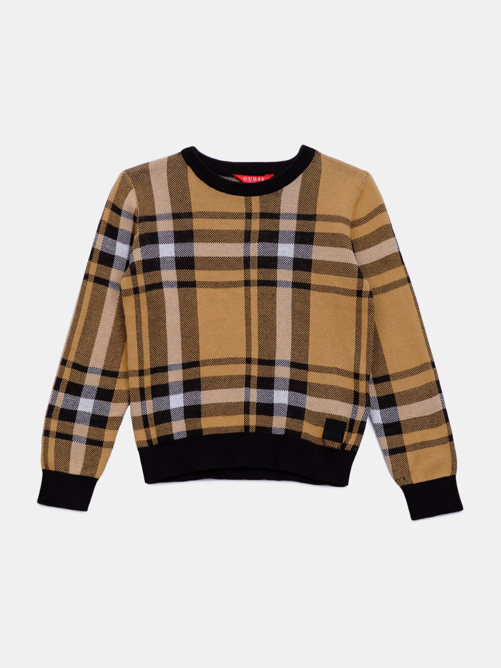 Hertz Plaid Sweater (7-16) boys cable knit, zip up knitwear boys