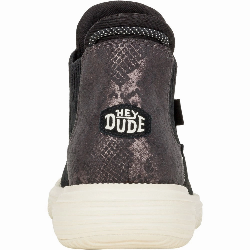 HEYDUDE Branson Suede Novelty Ankle Boots Women's Sneakers Casual Walking Shoes