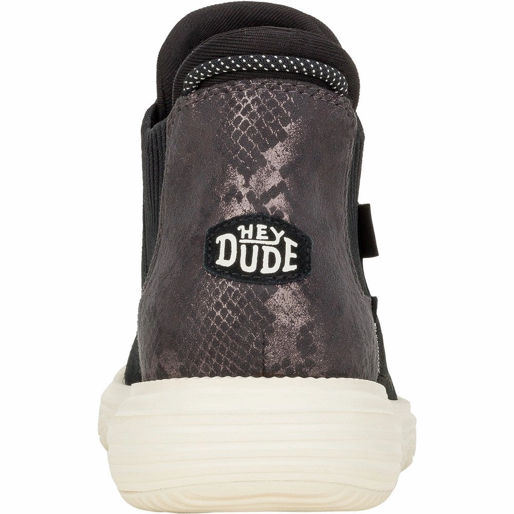 HEYDUDE Branson Suede Novelty Ankle Boots Women's Sneakers Casual Walking Shoes