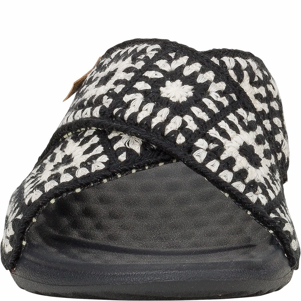 HEYDUDE Christi Slide Cottage Crochet Mule Women's Sneakers Casual Walking Shoes