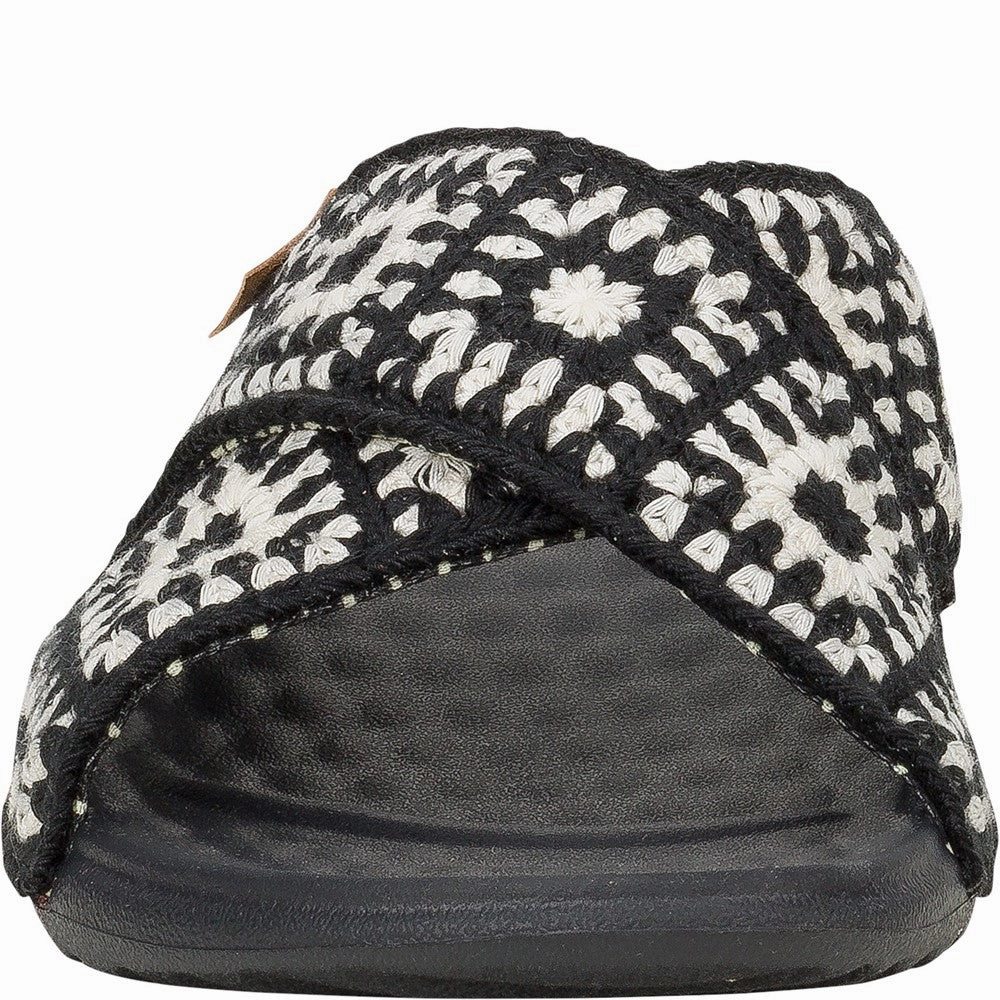 HEYDUDE Christi Slide Cottage Crochet Mule Women's Sneakers Casual Walking Shoes