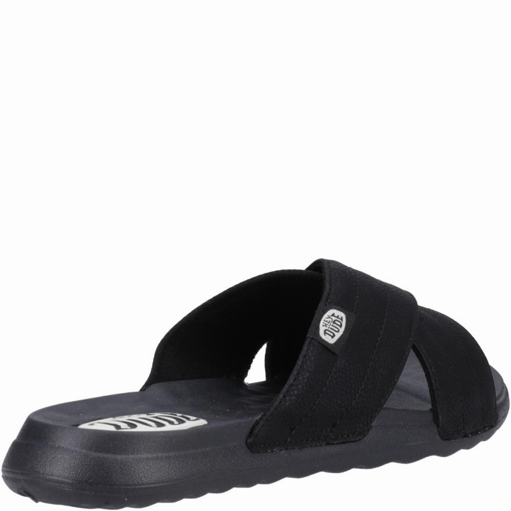 HEYDUDE Christi Slide Distressed Sandal Women's Sneakers Casual Walking Shoes