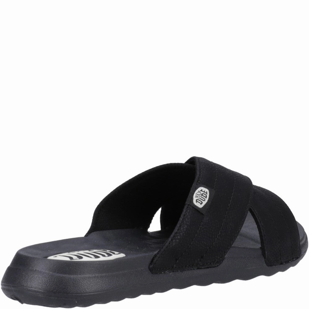 HEYDUDE Christi Slide Distressed Sandal Women's Sneakers Casual Walking Shoes