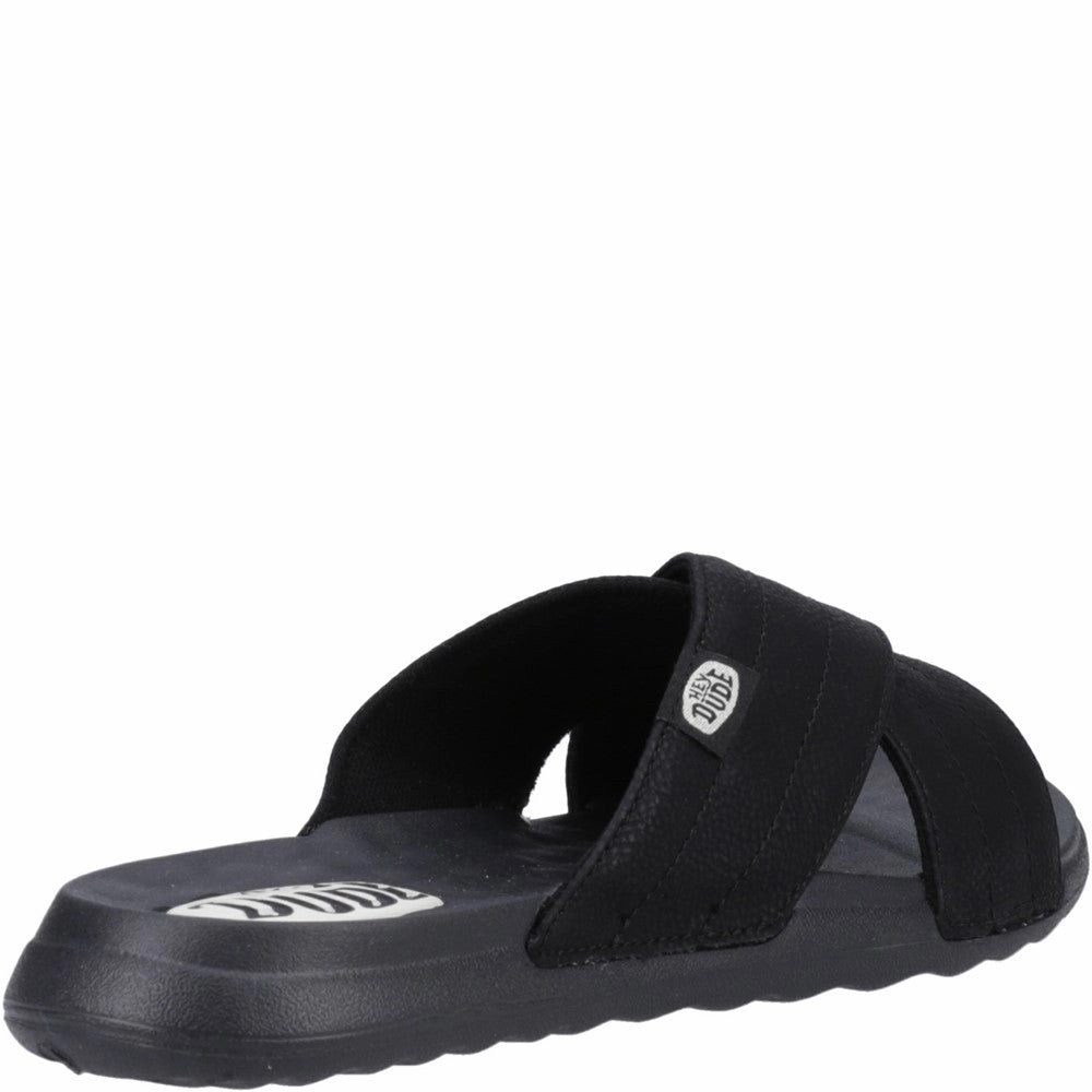 HEYDUDE Christi Slide Distressed Sandal Women's Sneakers Casual Walking Shoes