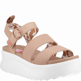 HEYDUDE Delray Buckle Classic Sandal Lightweight Running Shoes,Slip On Athletic Shoes,Breathable Workout Shoes