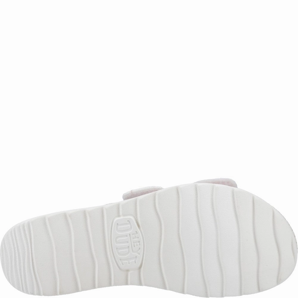 HEYDUDE Delray Slide Eyelet Sandal Women's Sneakers Casual Walking Shoes