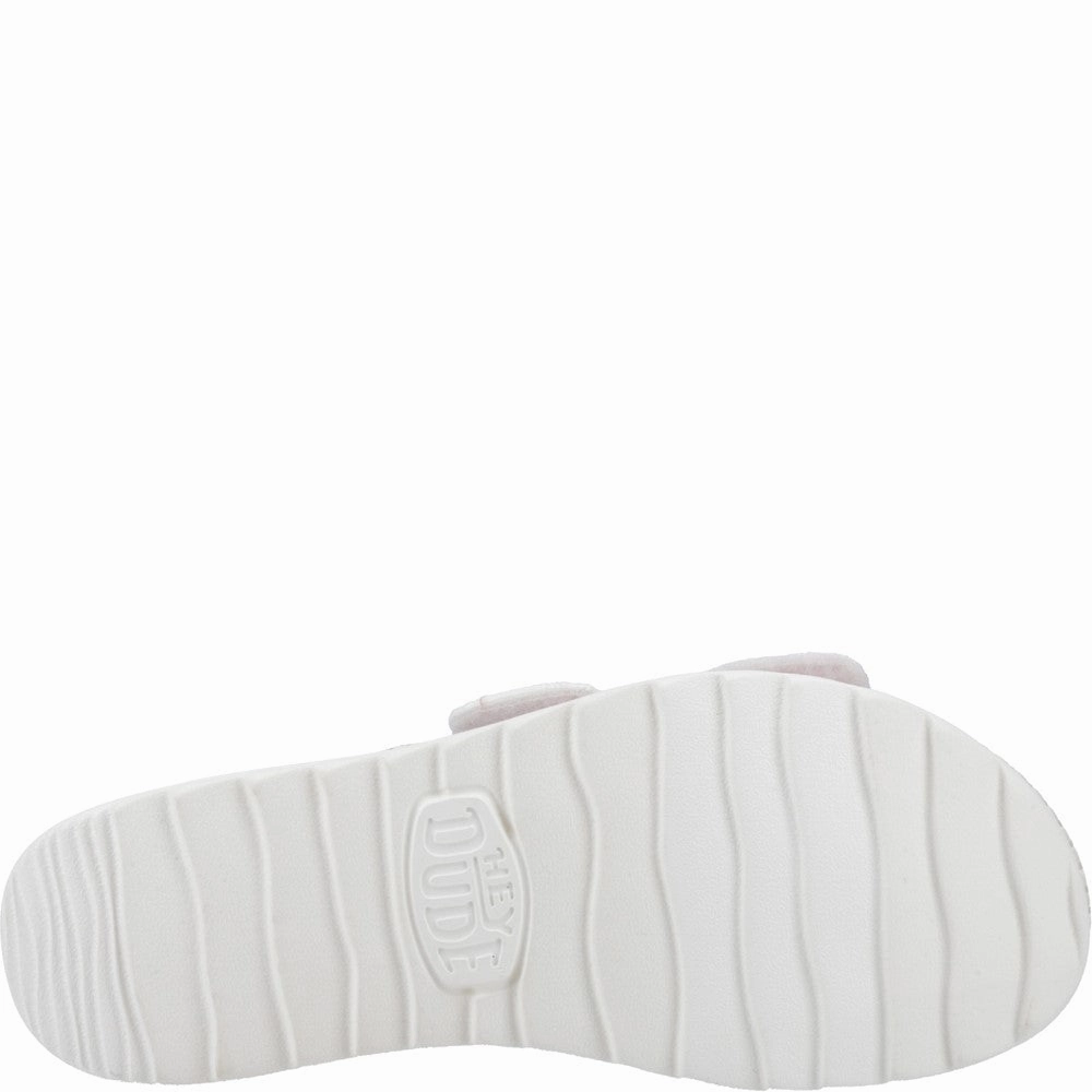 HEYDUDE Delray Slide Eyelet Sandal Women's Sneakers Casual Walking Shoes