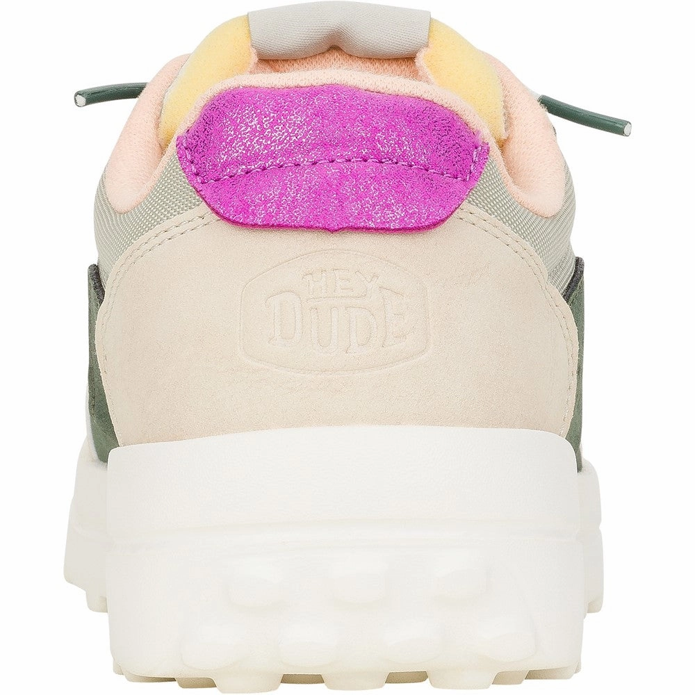 HEYDUDE Hayden Colorblock Trainers Women's Sneakers Casual Walking Shoes