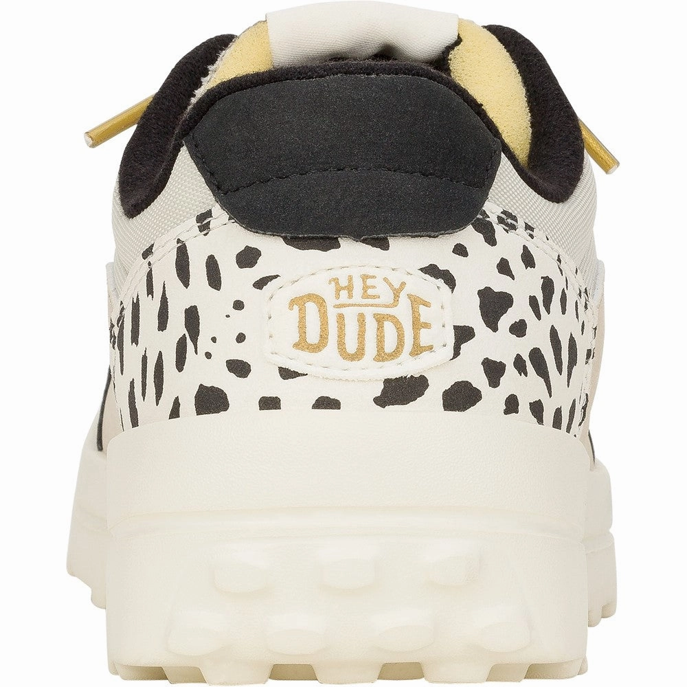 HEYDUDE Hayden Shine Trainers Women's Sneakers Casual Walking Shoes