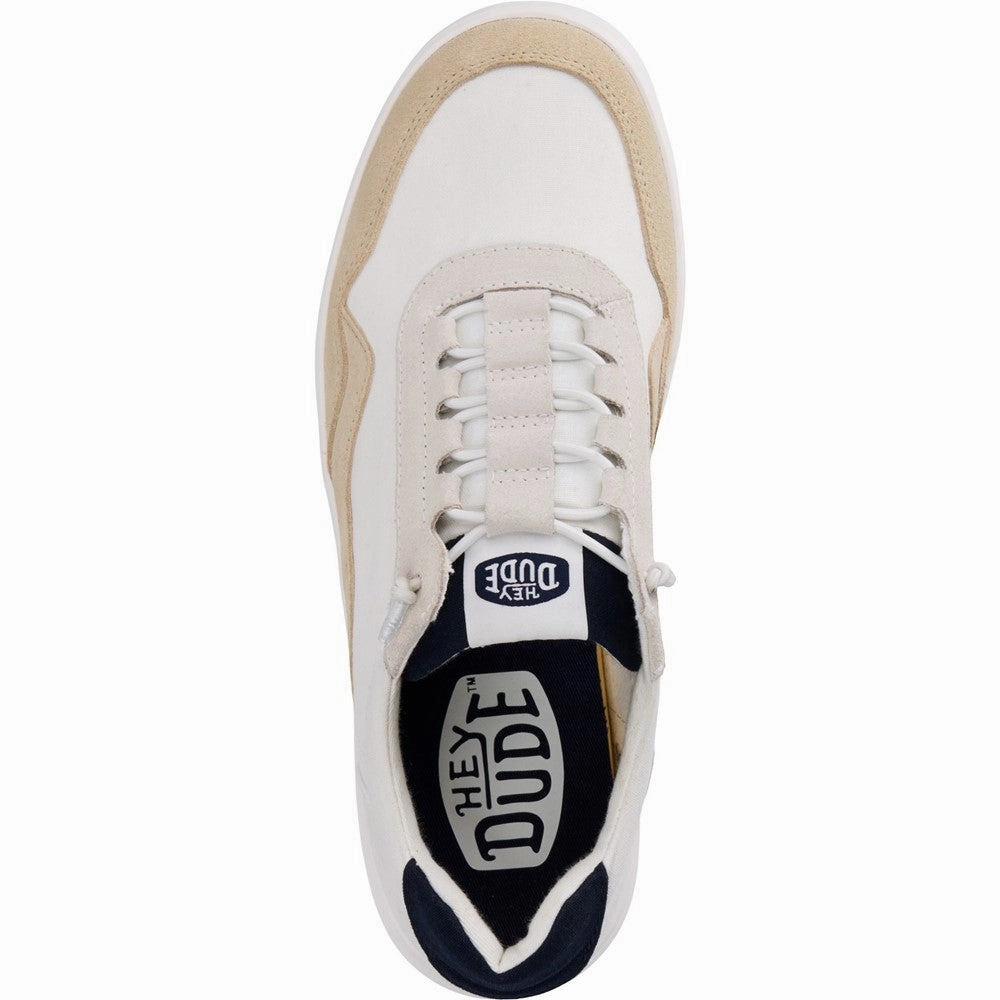 HEYDUDE Hudson Canvas Trainer Men's Sports Casual Shoes