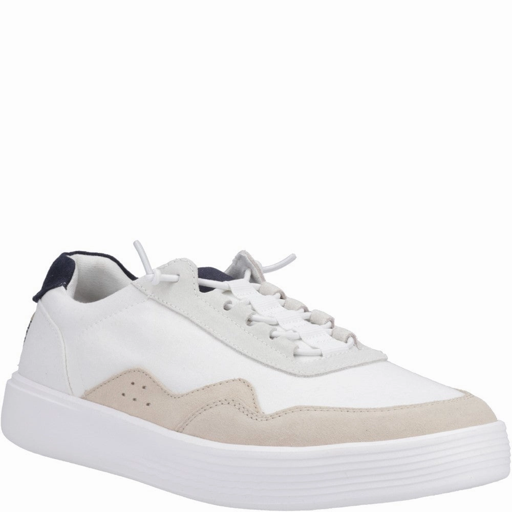 HEYDUDE Hudson Canvas Trainer Basketball Shoes, Running Shoes