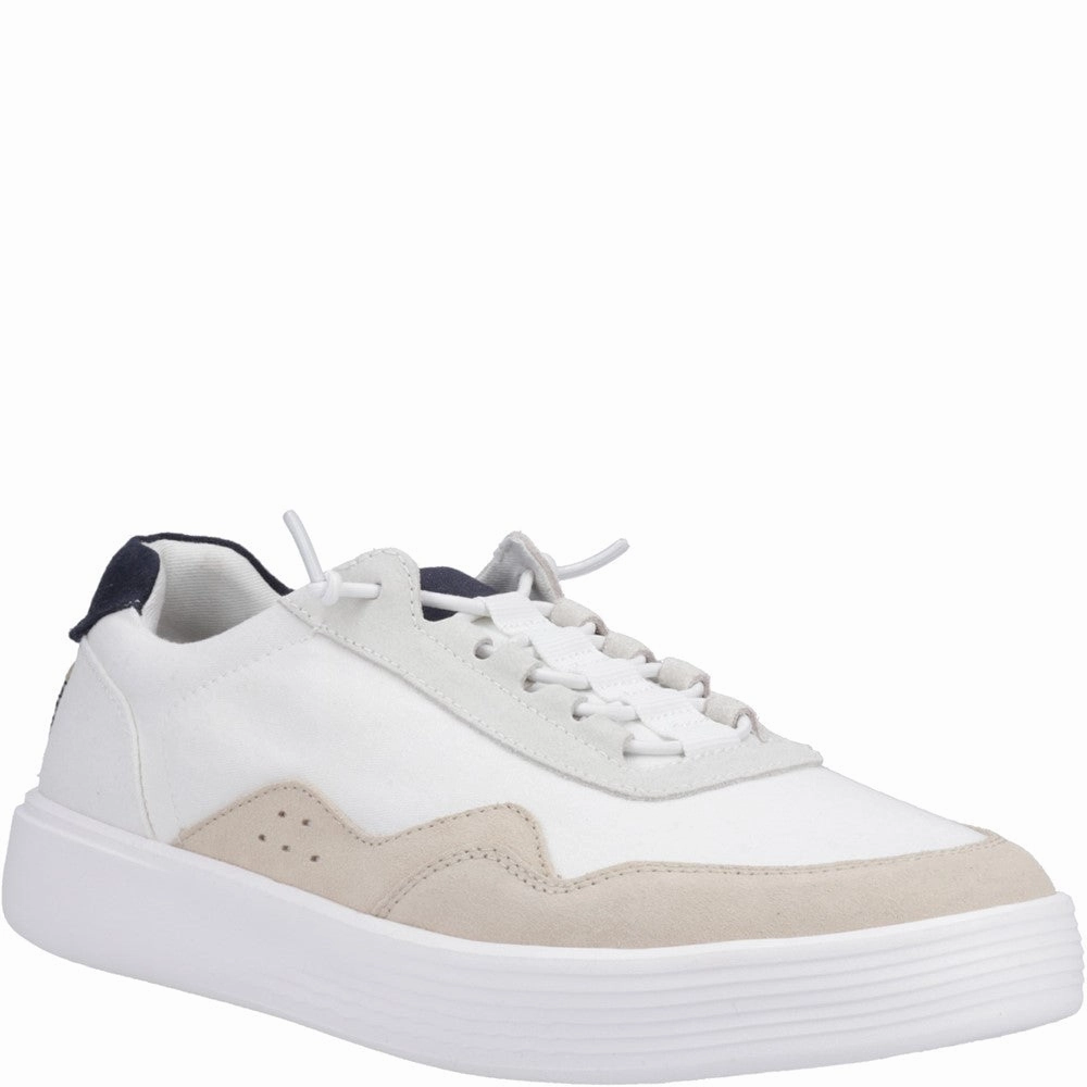 HEYDUDE Hudson Canvas Trainer Basketball Shoes, Running Shoes
