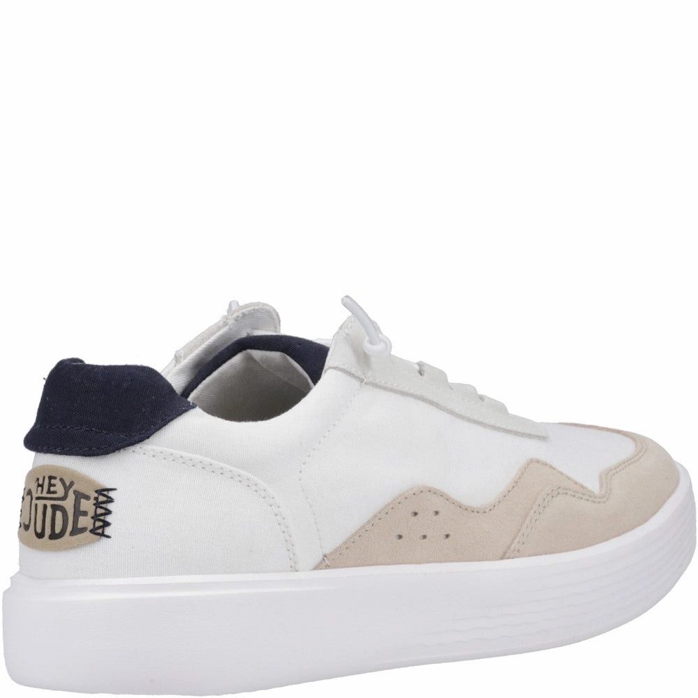 HEYDUDE Hudson Canvas Trainer Men's Sports Casual Shoes