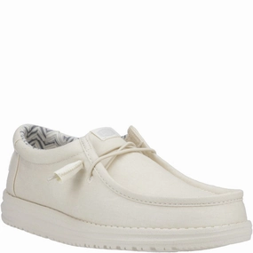 HEYDUDE Wally Canvas Shoe Basketball Shoes, Running Shoes