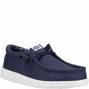 HEYDUDE Wally Canvas Shoe Basketball Shoes, Running Shoes