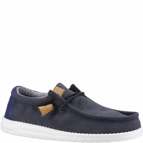 HEYDUDE Wally Corduroy Shoe Basketball Shoes, Running Shoes